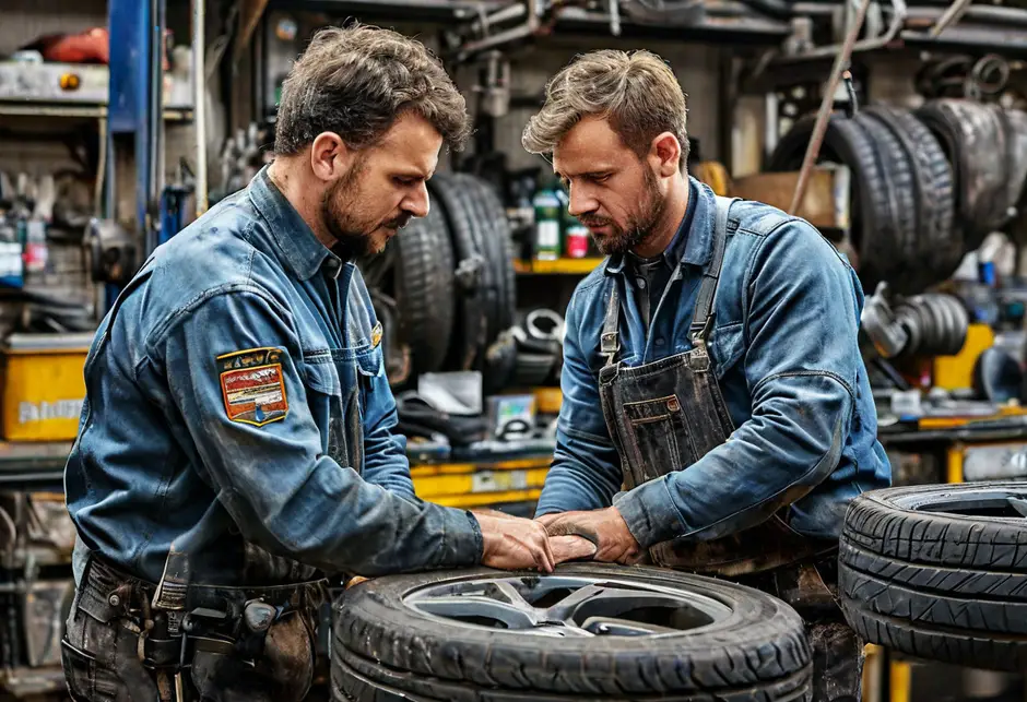 Выполнение шиномонтажа Ауди Кью 5