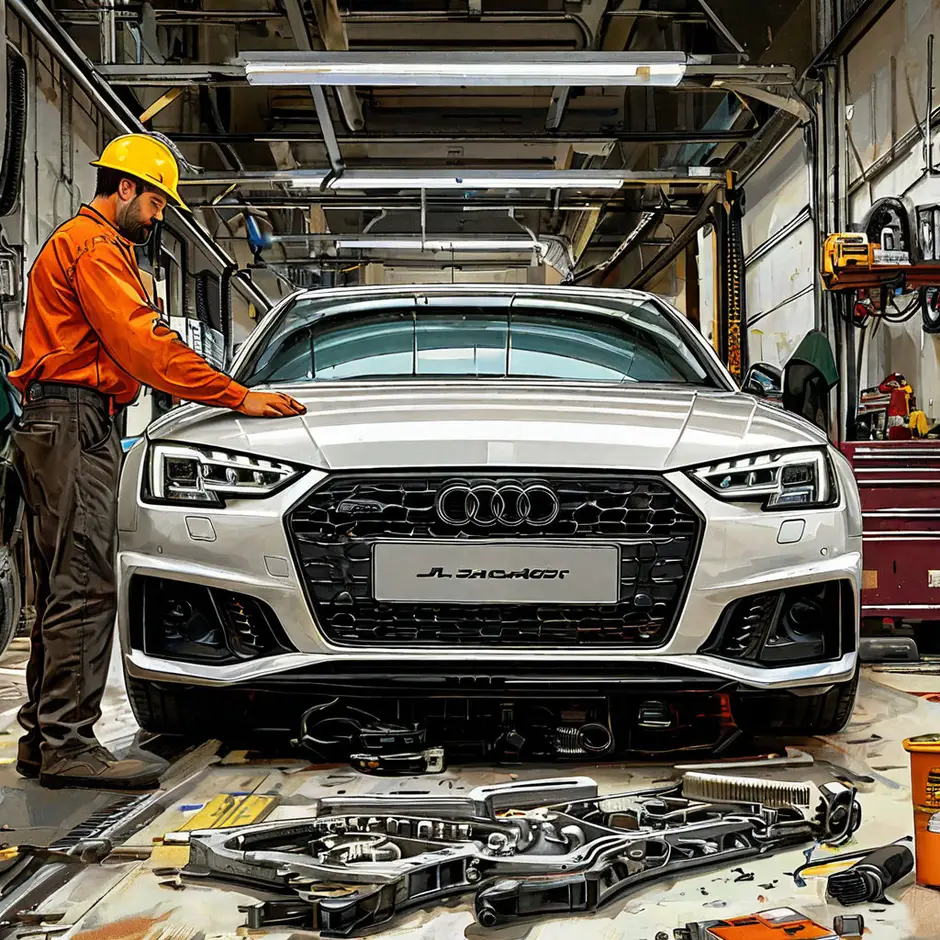 Снятие и установка защиты картера AUDI A1